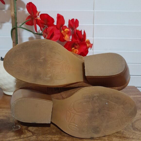 leather brown Kork-Ease lace up ankle boots women's size 9M - Picture 8 of 10